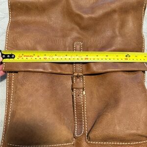 Vintage Roots Tan Leather Backpack